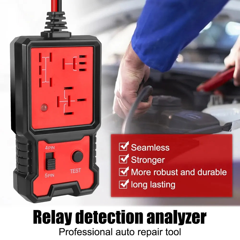 Comprobador universal de relés y baterías para coche de 12 V