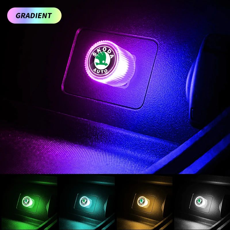 USB LED Ambient Nightlight for Skoda