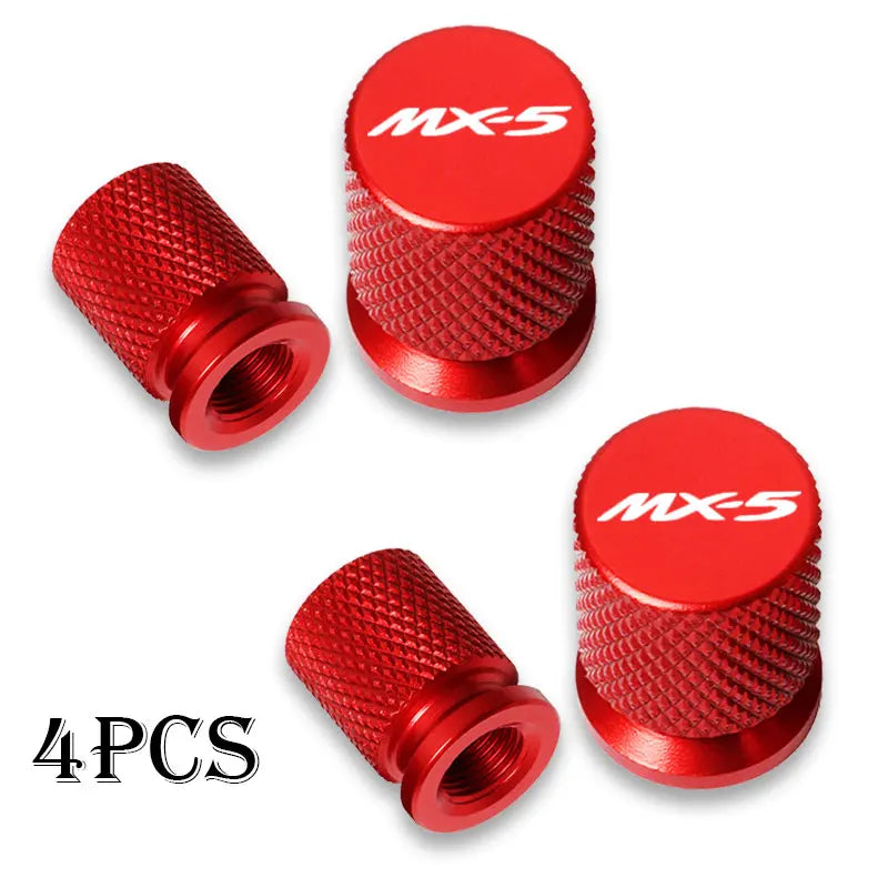 Mazda Valve Stem Caps Waterproof Dustproof Set