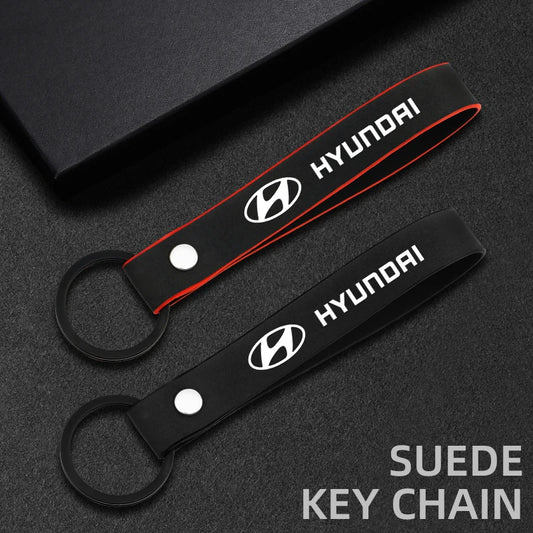 Premium Suede Keychain for Hyundai
