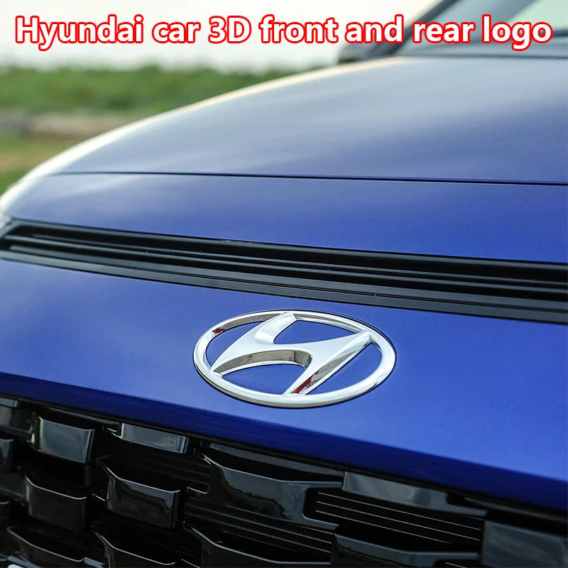 ABS Front Grille Emblem Sticker for Hyundai Tucson Elantra
