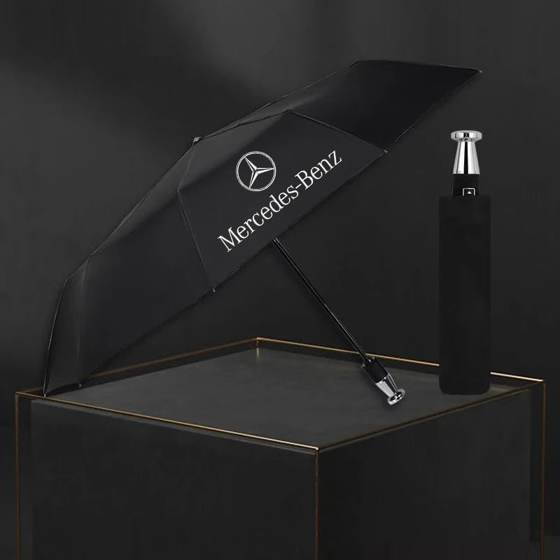 Mercedes-Benz Auto Sunshade Umbrella | Windproof & Folding