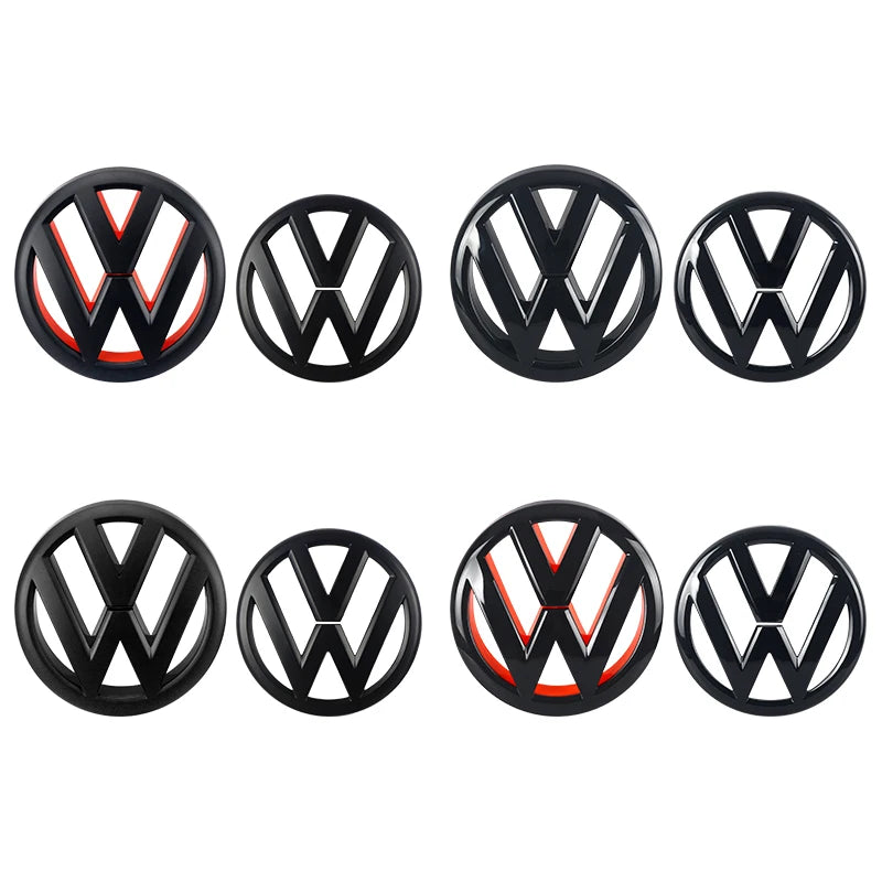 VW Golf 6 MK6 GTI Front Grill & Trunk Emblem Badge Set