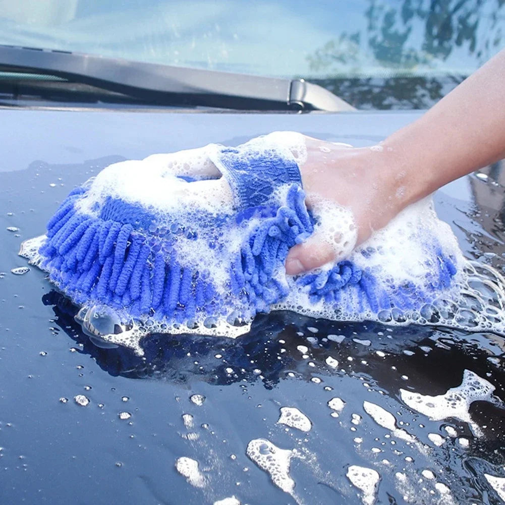 Éponge de lavage de voiture en microfibre de qualité supérieure - Outil de nettoyage professionnel