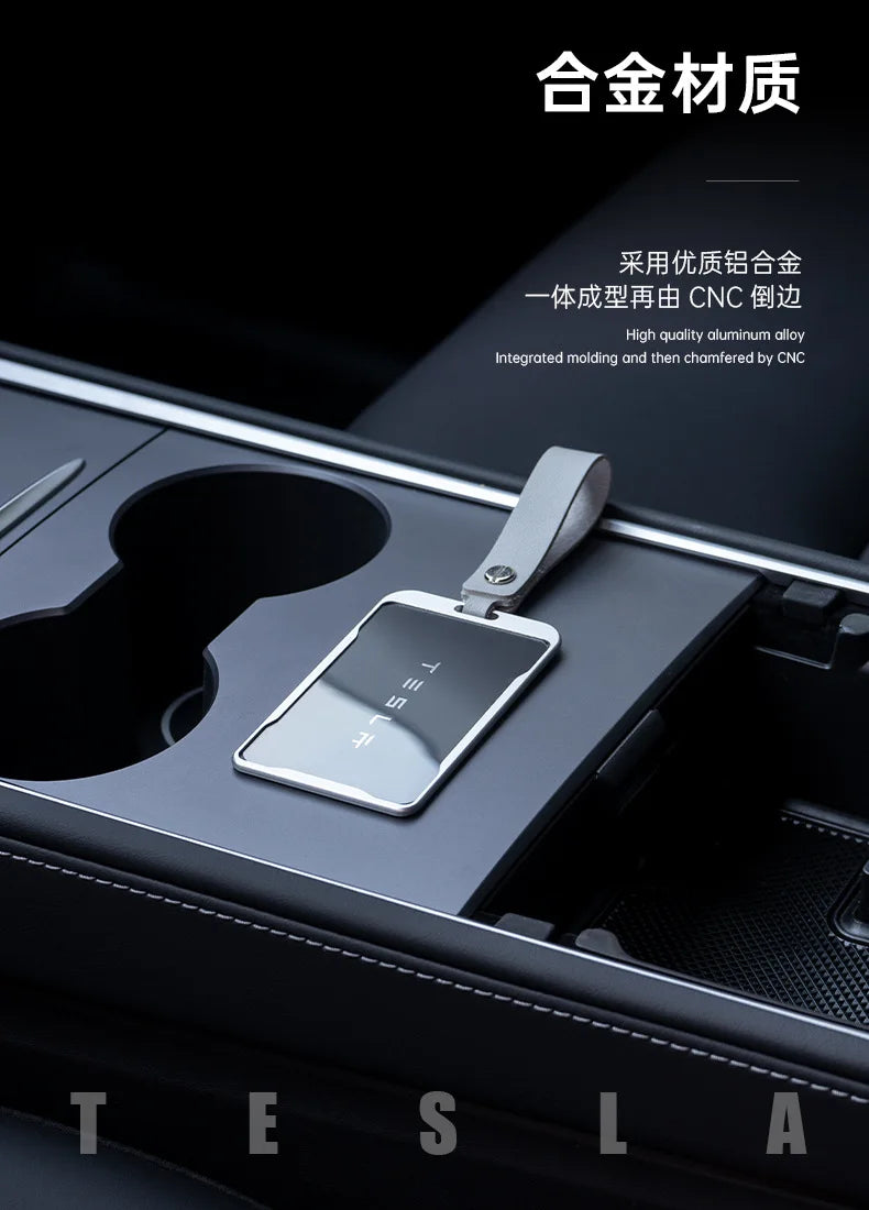 Aluminum Key Card Holder Case for Tesla Model 3/Y – Full Cover