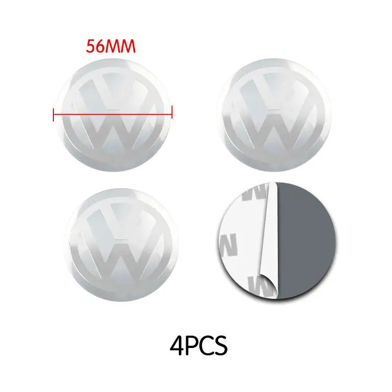 VW Wheel Center Hub Decals 4PCS – Pro Styling Upgrade