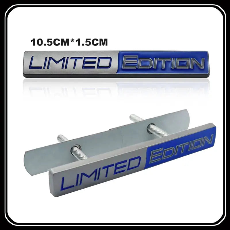 Universal Limited Edition Metal Emblem Badge