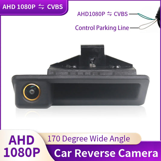 Cámara de visión nocturna para maletero AHD 1080P para BMW E60, E70, X5 y X6