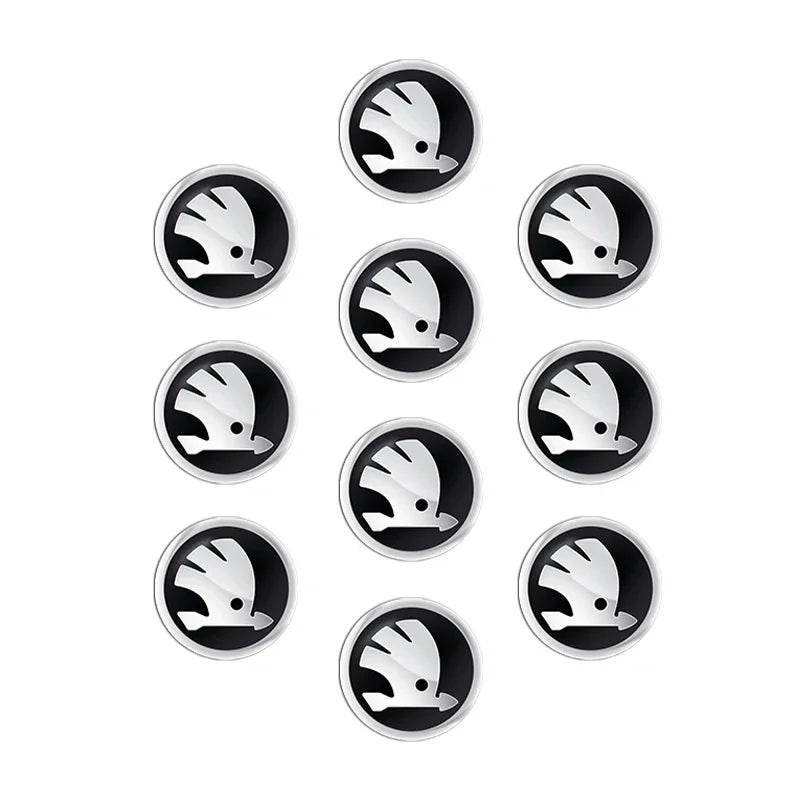 Metal Key Emblem Sticker for Skoda Models