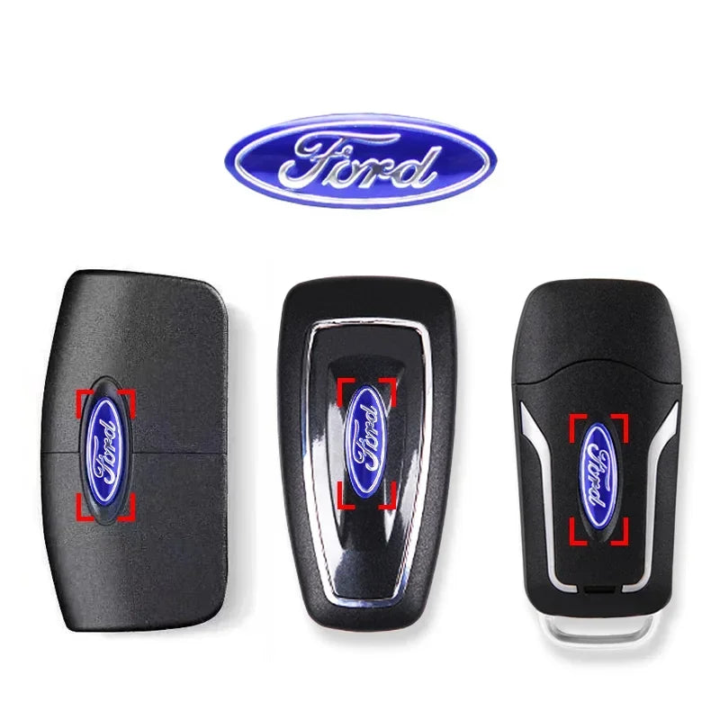 21mm (0.8") Ford Key Emblem Sticker Decal for Focus Mondeo Fiesta