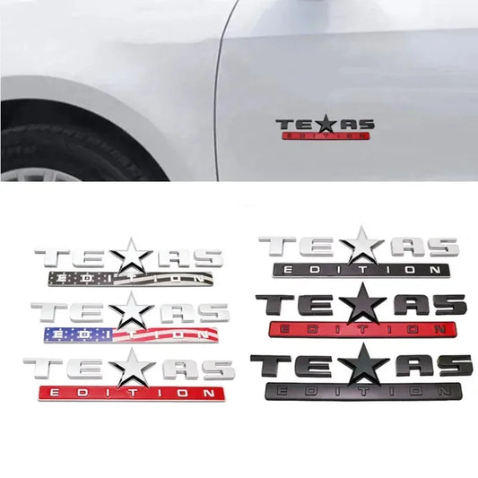 3D TEXAS EDITION Emblem Badge