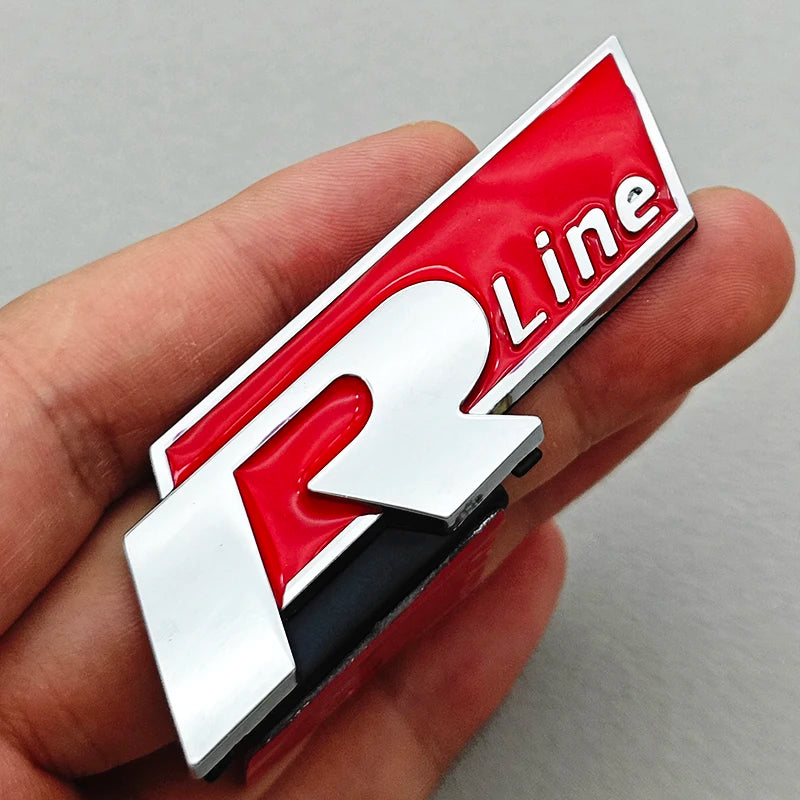 3D Metal R RLine Grille Emblem for VW Golf/Polo GTI