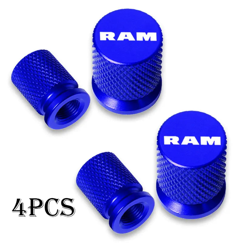 RAM SRT 1500-3500 Valve Stem Caps Set - Waterproof, Pro Quality