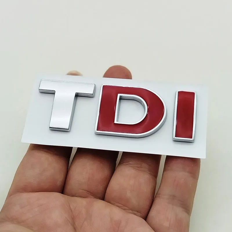 3D ABS Black TDI Emblem Badge for VW Golf Polo Passat