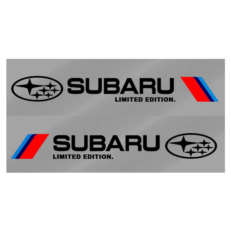 2pcs 3D Side Door Badge Decals for Subaru Forester WRX STI black – Car Accessories | MotorWorld Marketplace
