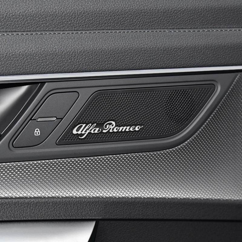 3D Speaker Badge Decal for Alfa Romeo Giulia Stelvio GT