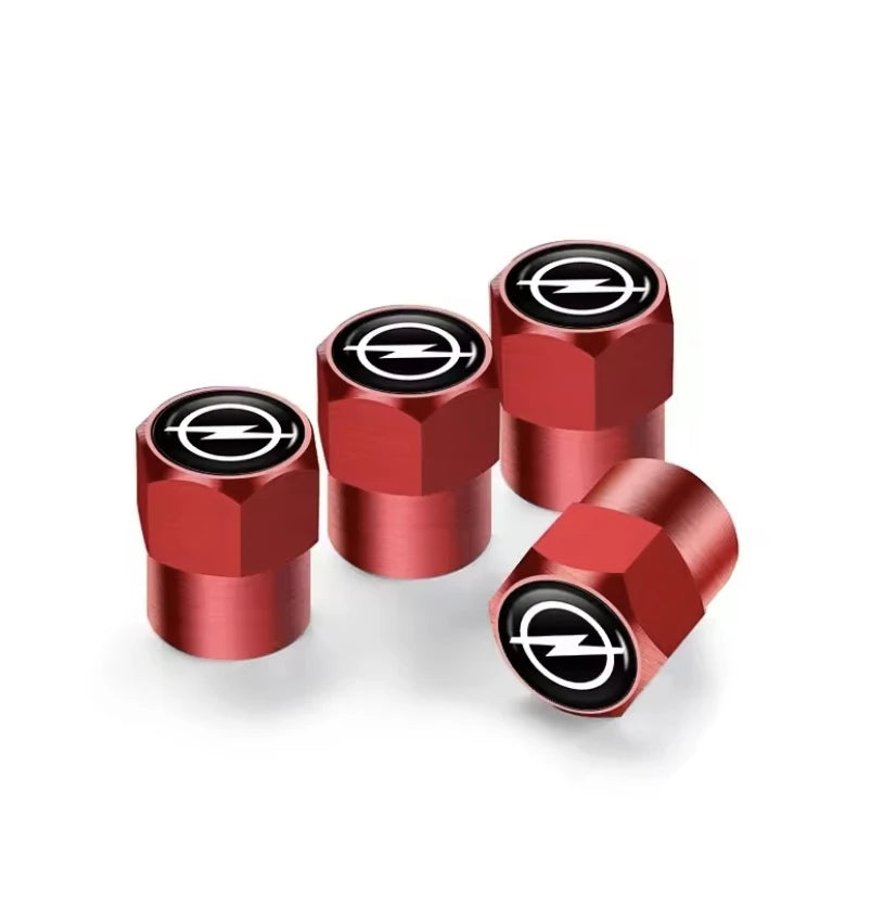 4pcs Opel Emblem Valve Caps Set