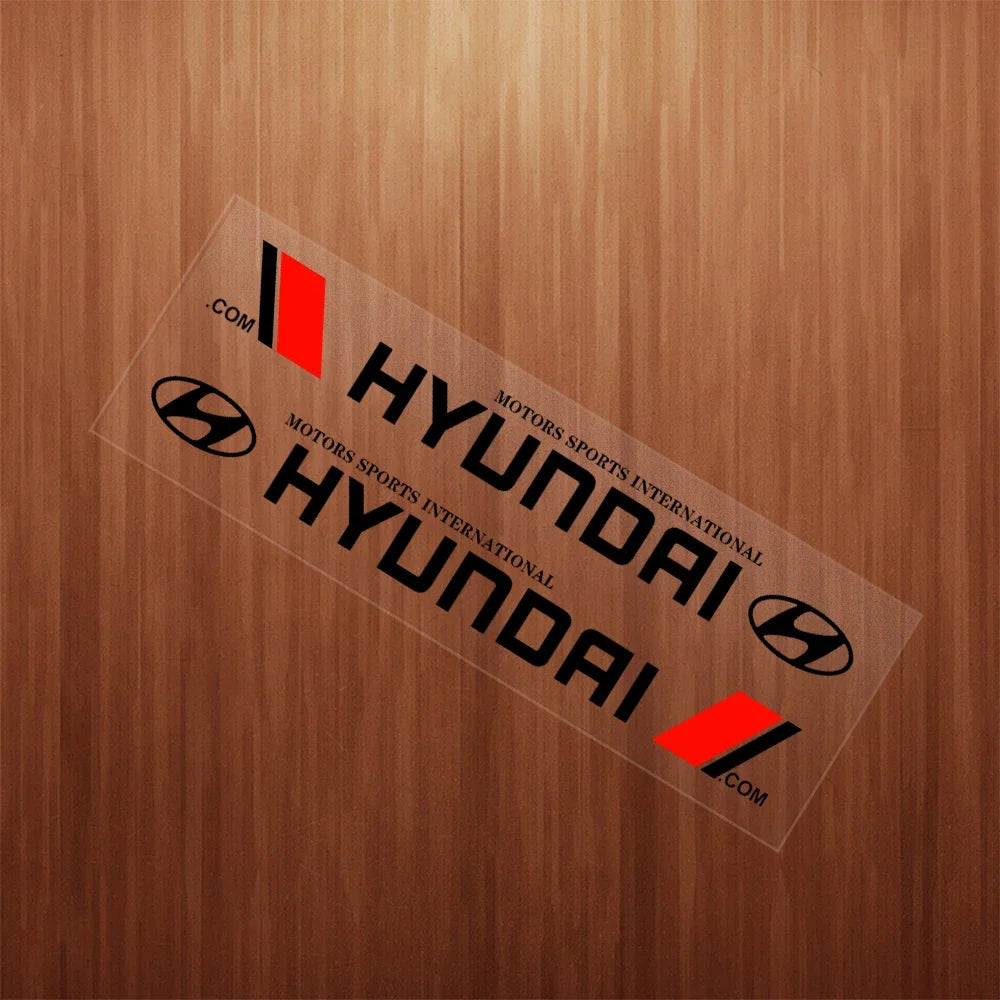 2pcs Sport Side Stripe Stickers for Hyundai