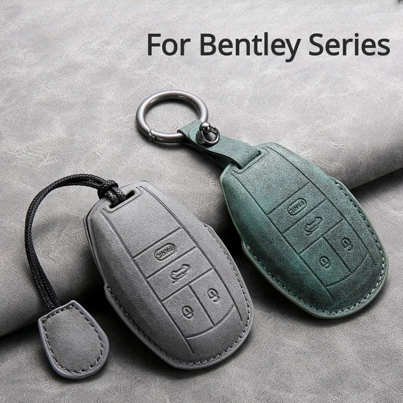 Housse de clé en cuir de qualité supérieure pour Bentley Bentayga 2017-2021