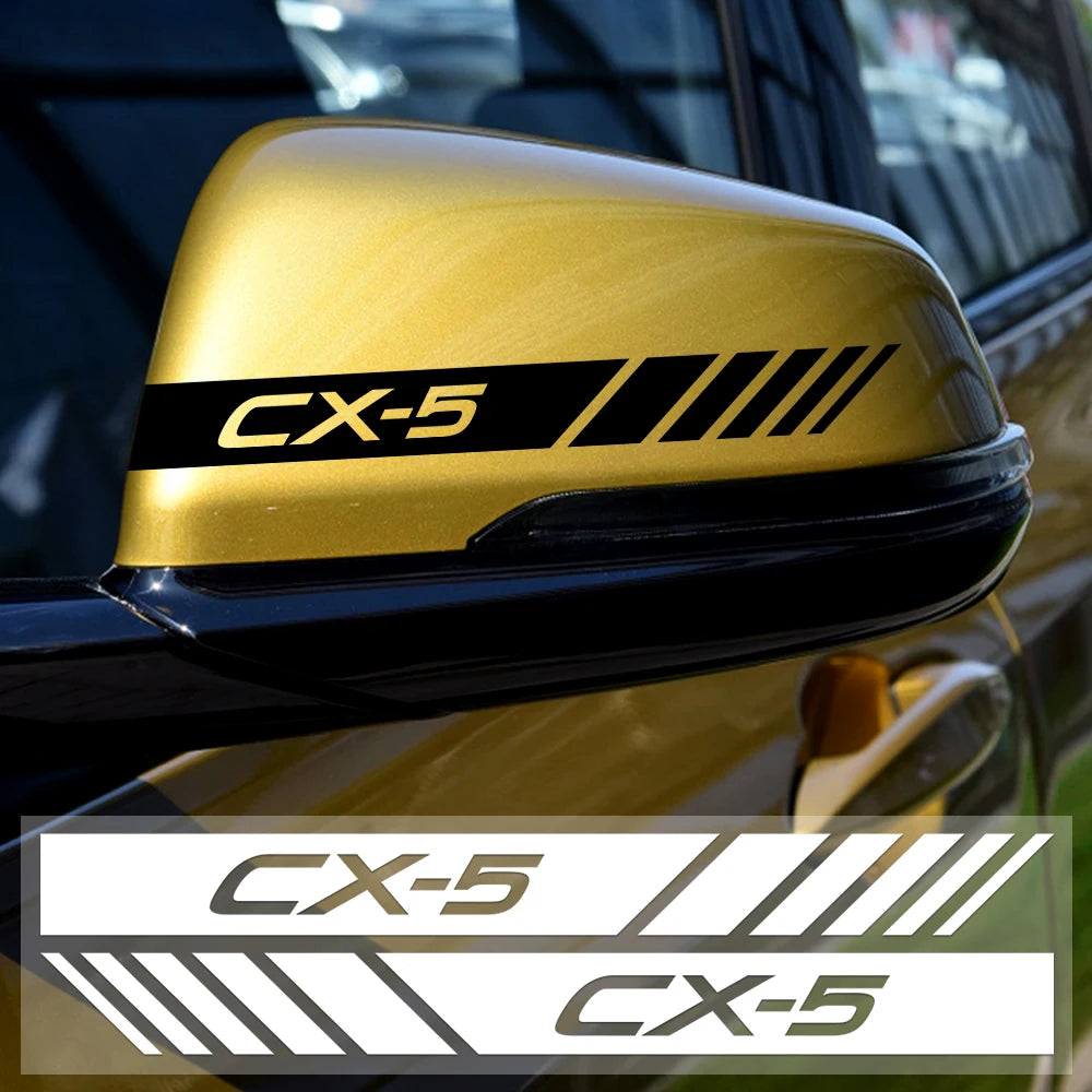 Mazda Emblem Decal – Mirror & Trunk Sticker