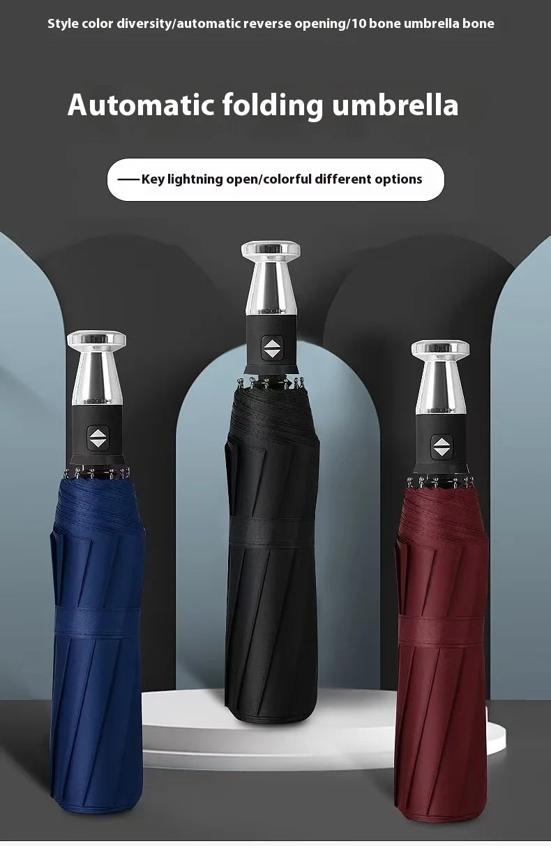 Mercedes-Benz Auto Sunshade Umbrella | Windproof & Folding