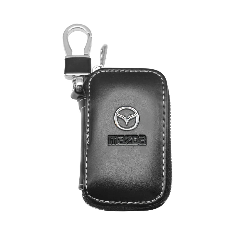 Premium Leather Key Case for Mazda