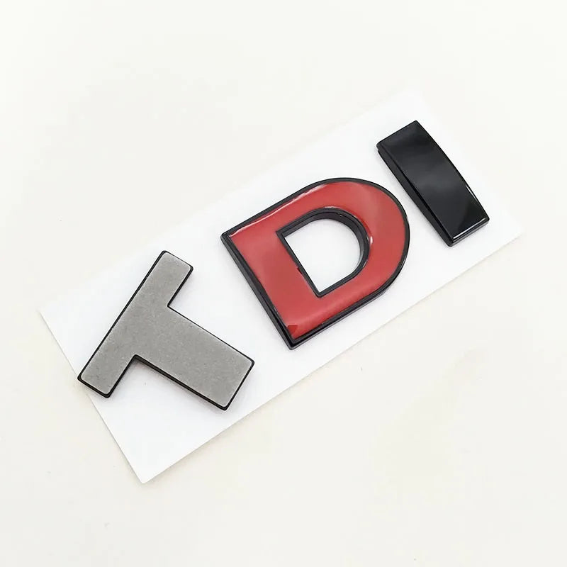3D ABS Black TDI Emblem Badge for VW Golf Polo Passat