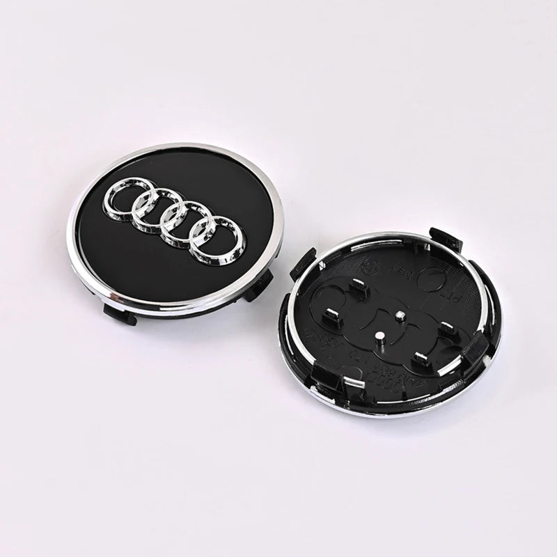 4pcs Audi Wheel Center Caps 60-77mm