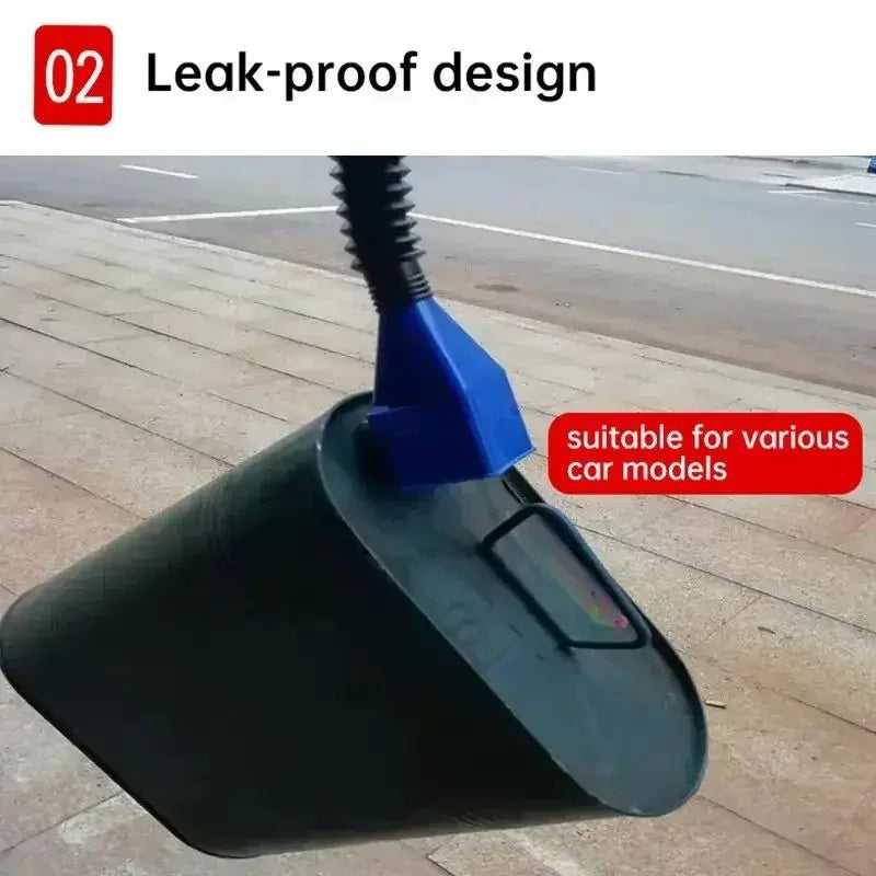 Entonnoir pliable pour carburant et huile avec filtre à pression – Pour voitures et motos