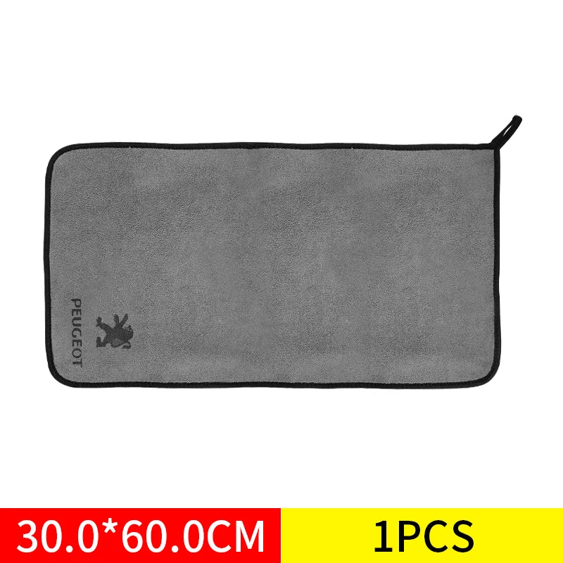 Premium Microfiber Emblem Towel for Peugeot