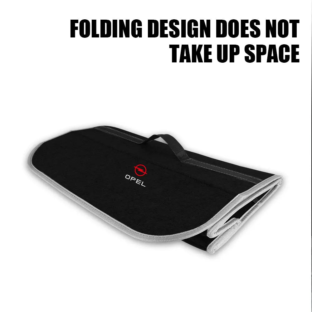 Folding Trunk Organizer Felt Box for Opel
