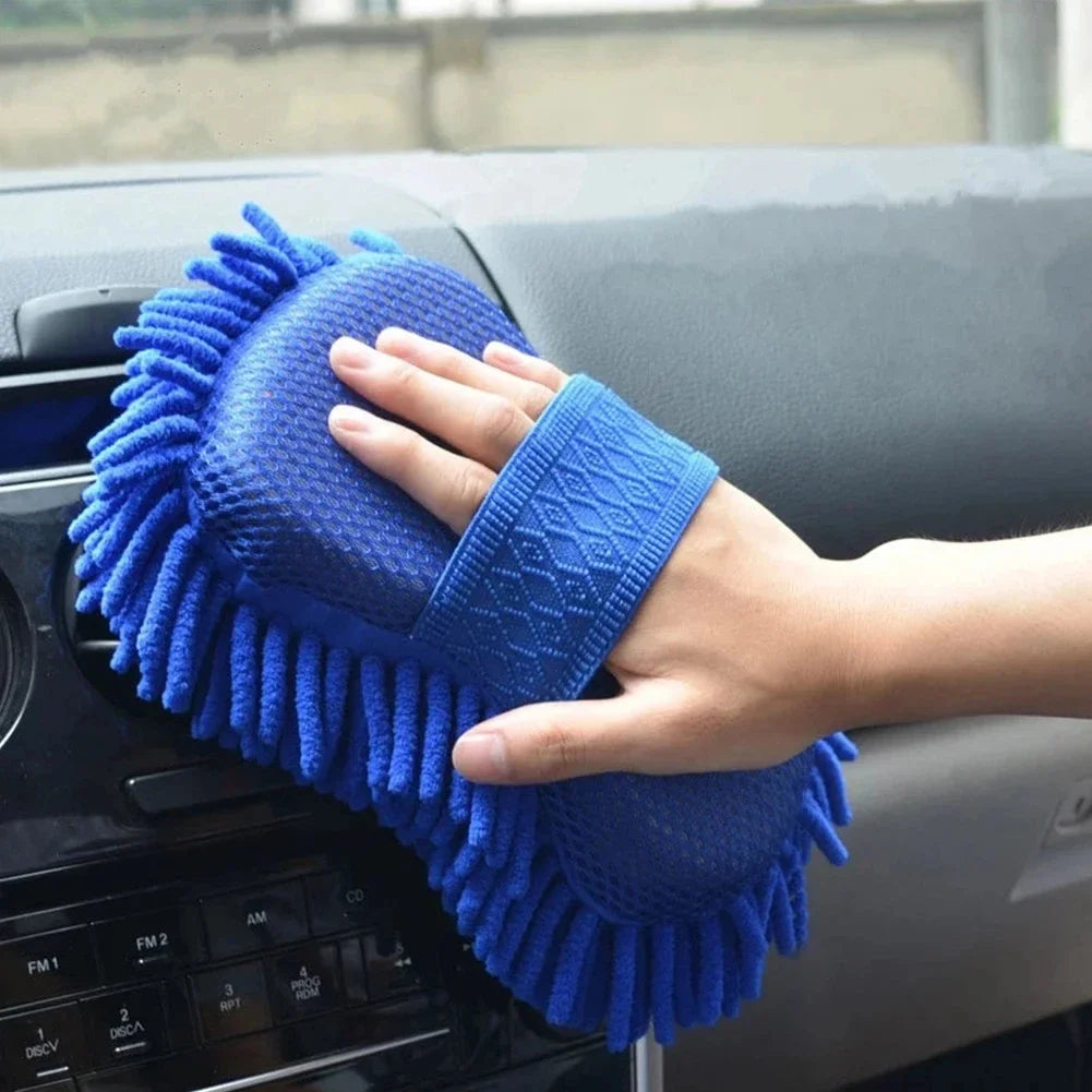 Éponge de lavage de voiture en microfibre de qualité supérieure - Outil de nettoyage professionnel