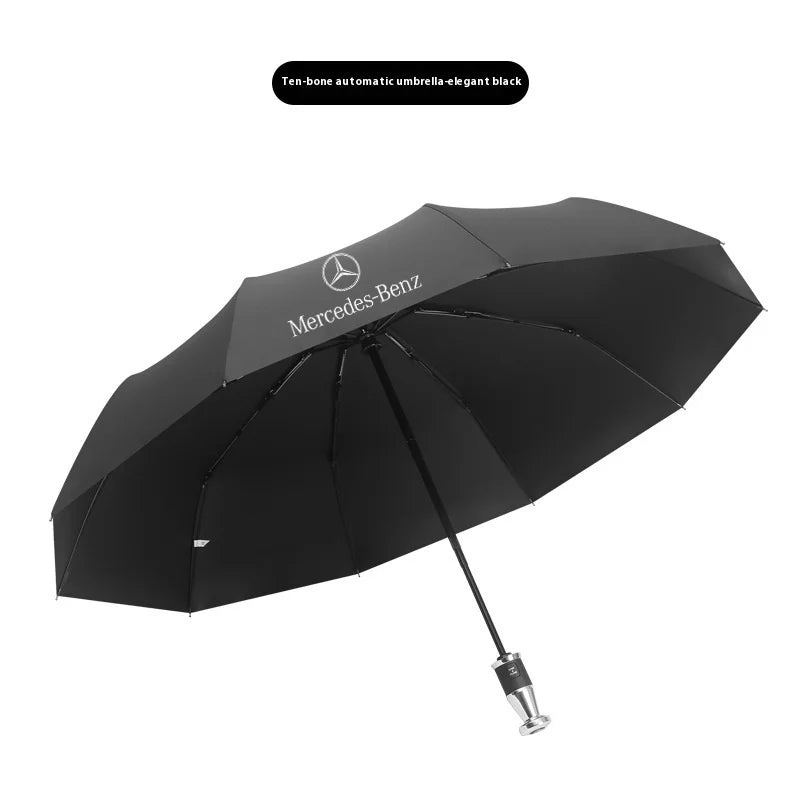 Mercedes-Benz Auto Sunshade Umbrella | Windproof & Folding