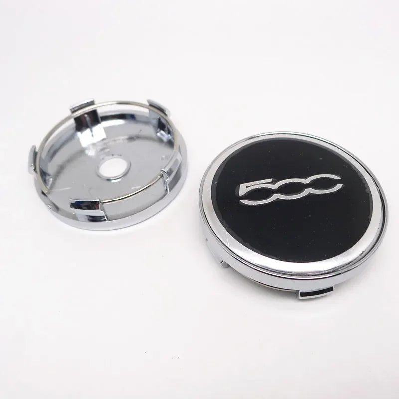 4pcs 60mm(2.4") Wheel Hub Caps Fit Fiat 500 Punto Stilo Bravo
