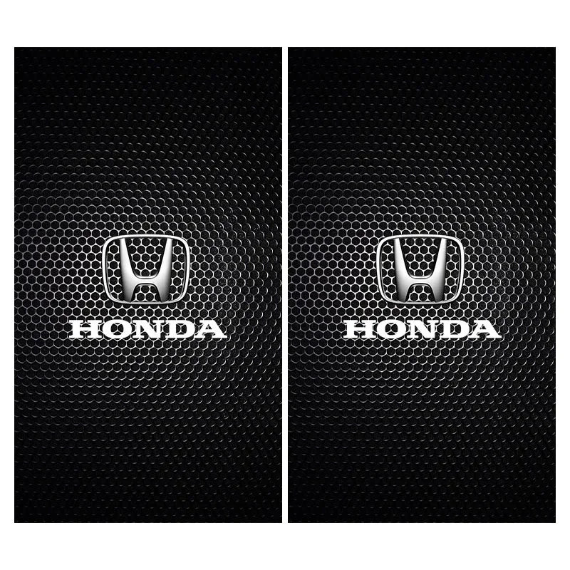 2Pcs Center Pillar Emblem Stickers for Honda Civic Accord