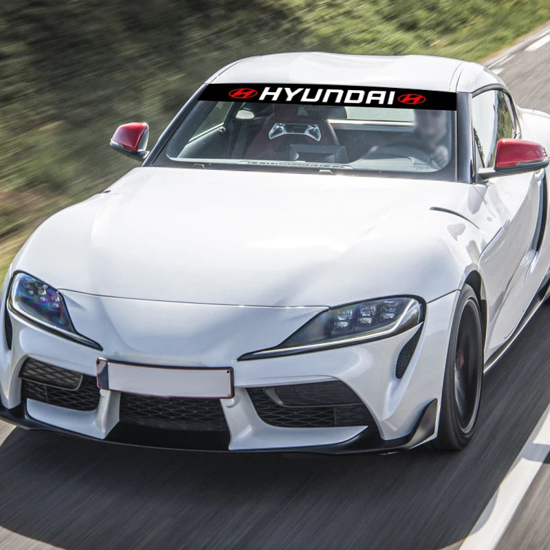 Hyundai Windshield Sunshade Sticker