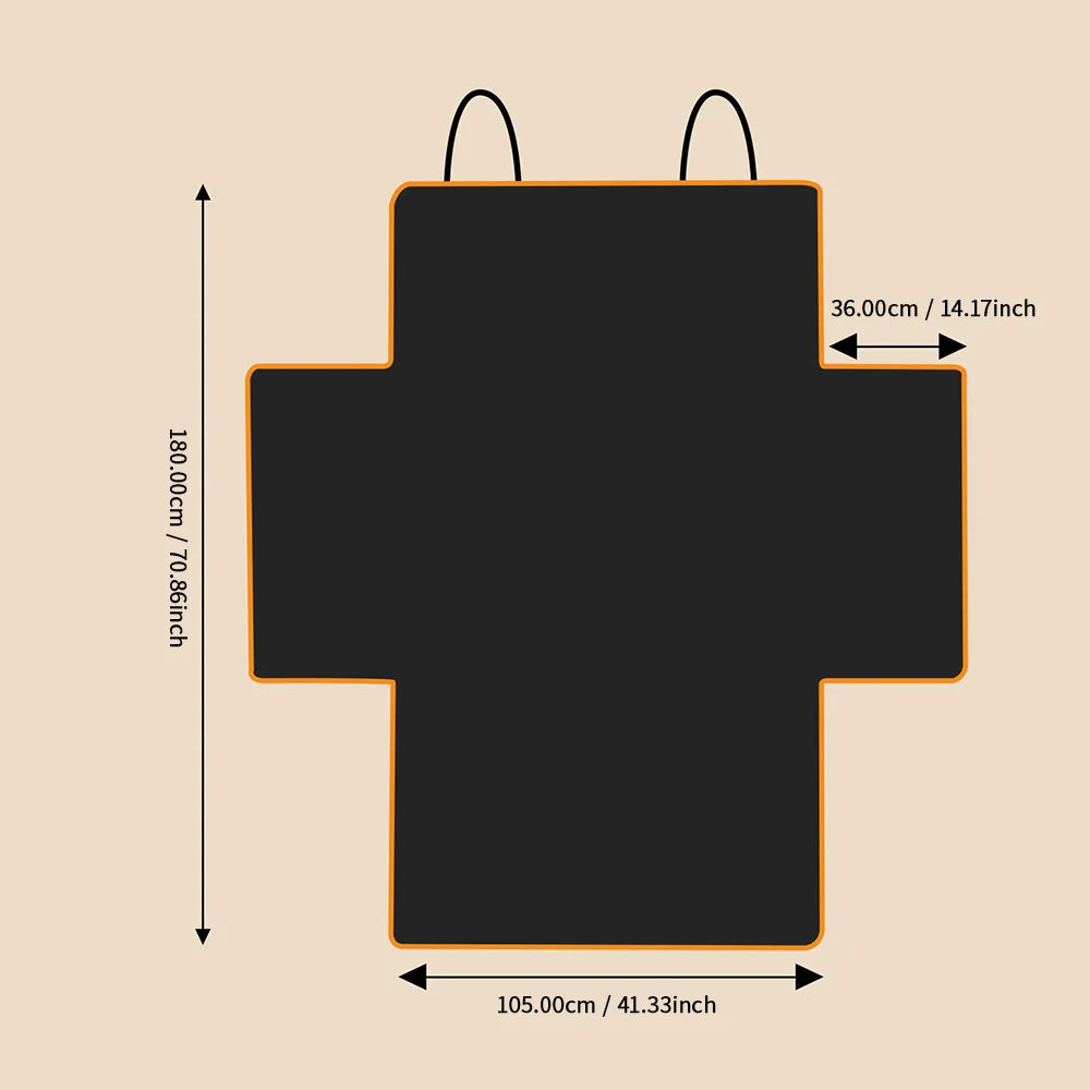 Tapis de coffre universel pour SUV - Protection de coffre imperméable pour sièges arrière