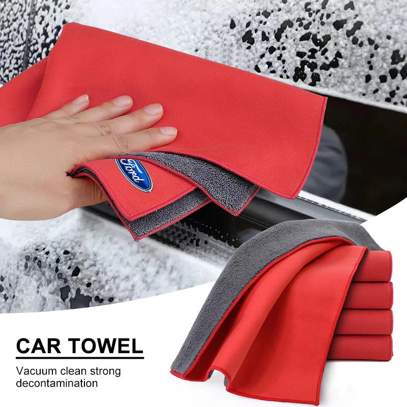 Premium Suede Leather Cleaning Cloth for Ford Models