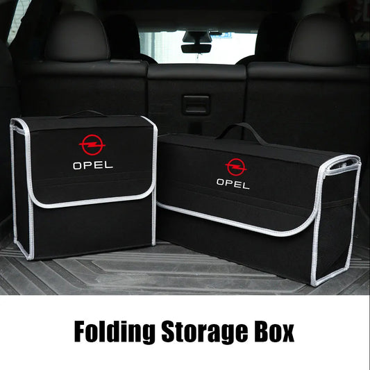 Folding Trunk Organizer Felt Box for Opel