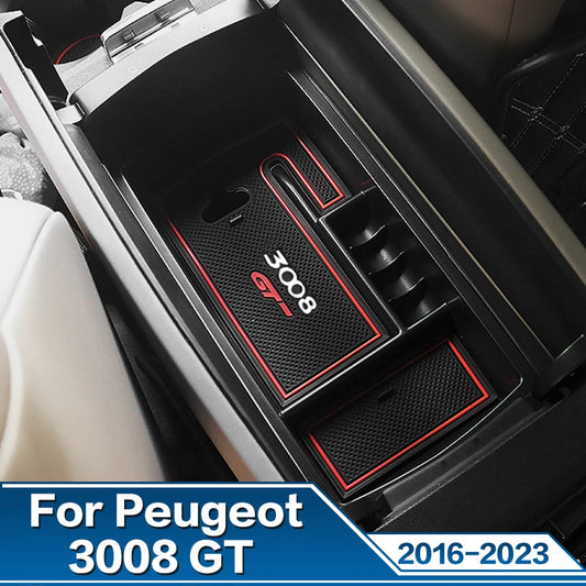 Peugeot 3008 GT Armrest Storage Box 2016-2023 Upgrade