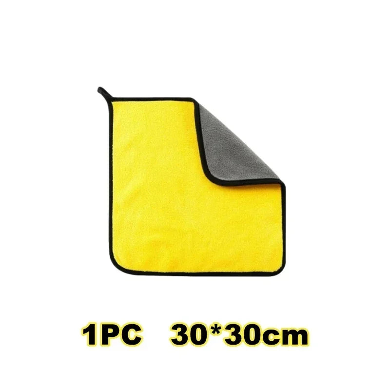 Serviette de lavage de voiture en microfibre de qualité supérieure 30 x 30/60 cm