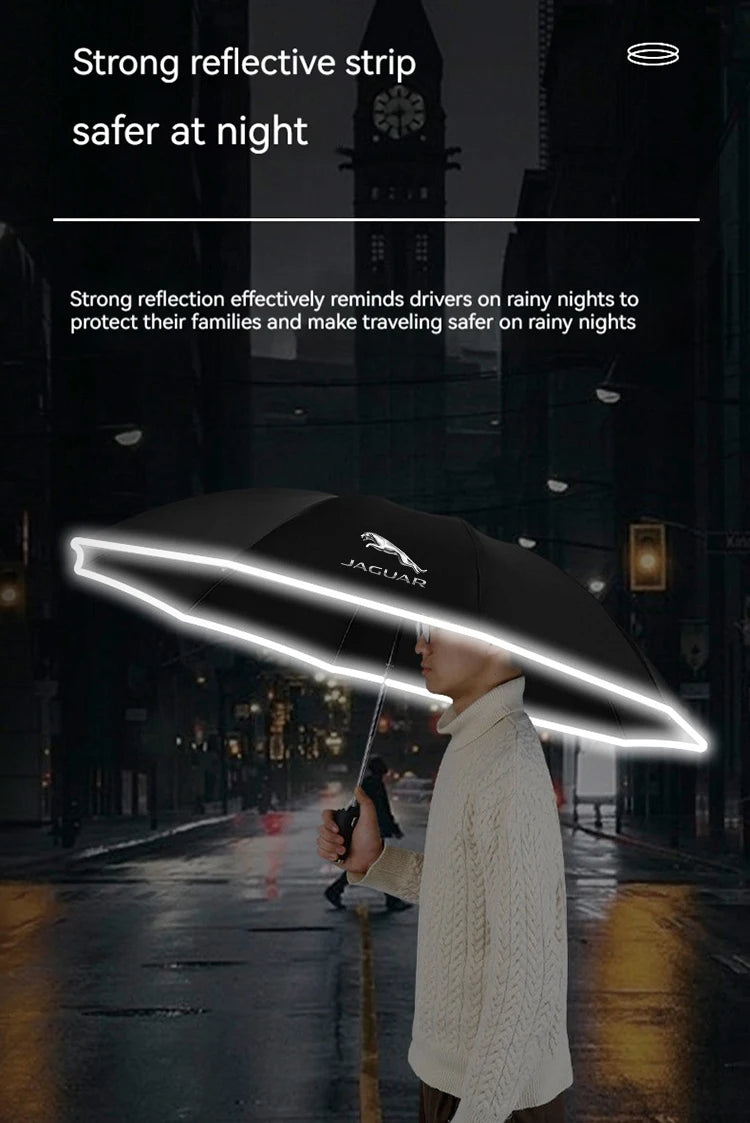 Jaguar Auto Sunshade Umbrella Reflective