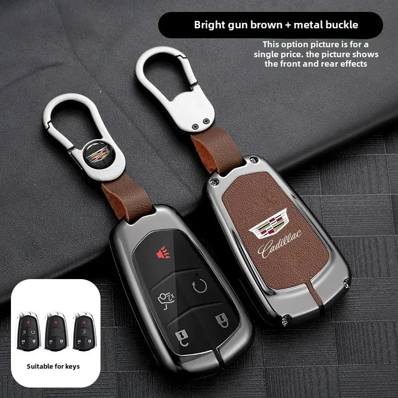 Premium Shell Buckle Key Case for Cadillac ATSL XT5 XT4 CT5