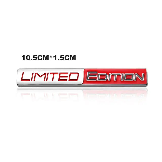 Universal Limited Edition Metal Emblem Badge