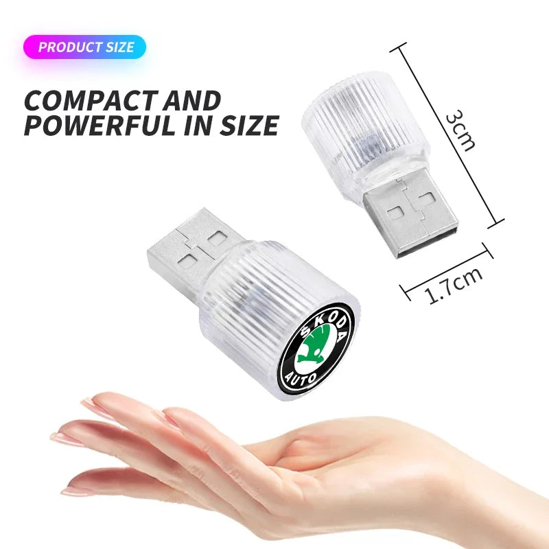 USB LED Ambient Nightlight for Skoda