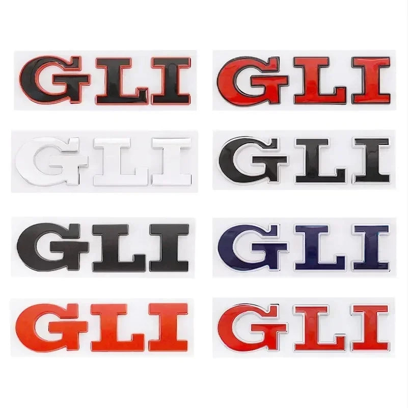 3D Metal GLI Emblem Badge for VW Jetta MK2-MK8