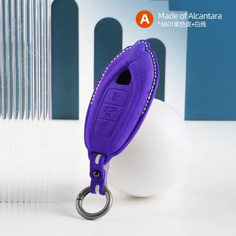 Premium Suede Key Case for Lamborghini Urus & Revuelto