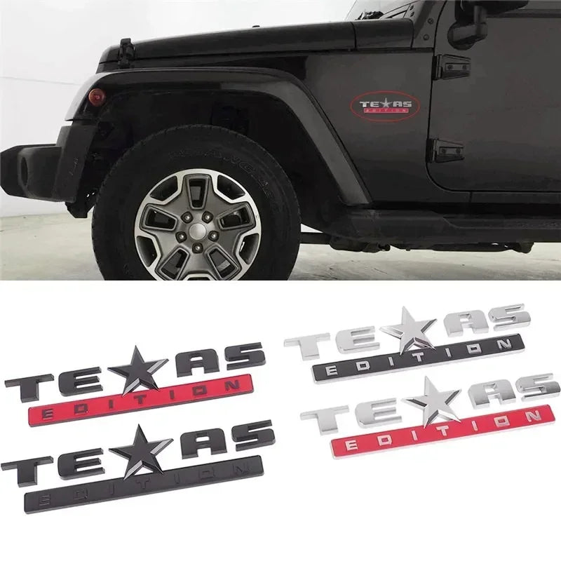 3D TEXAS EDITION Emblem Badge