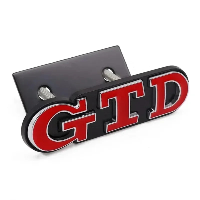 3D Metal GTD Emblem Badge for VW Polo Golf MK4-8 Grill/Trunk
