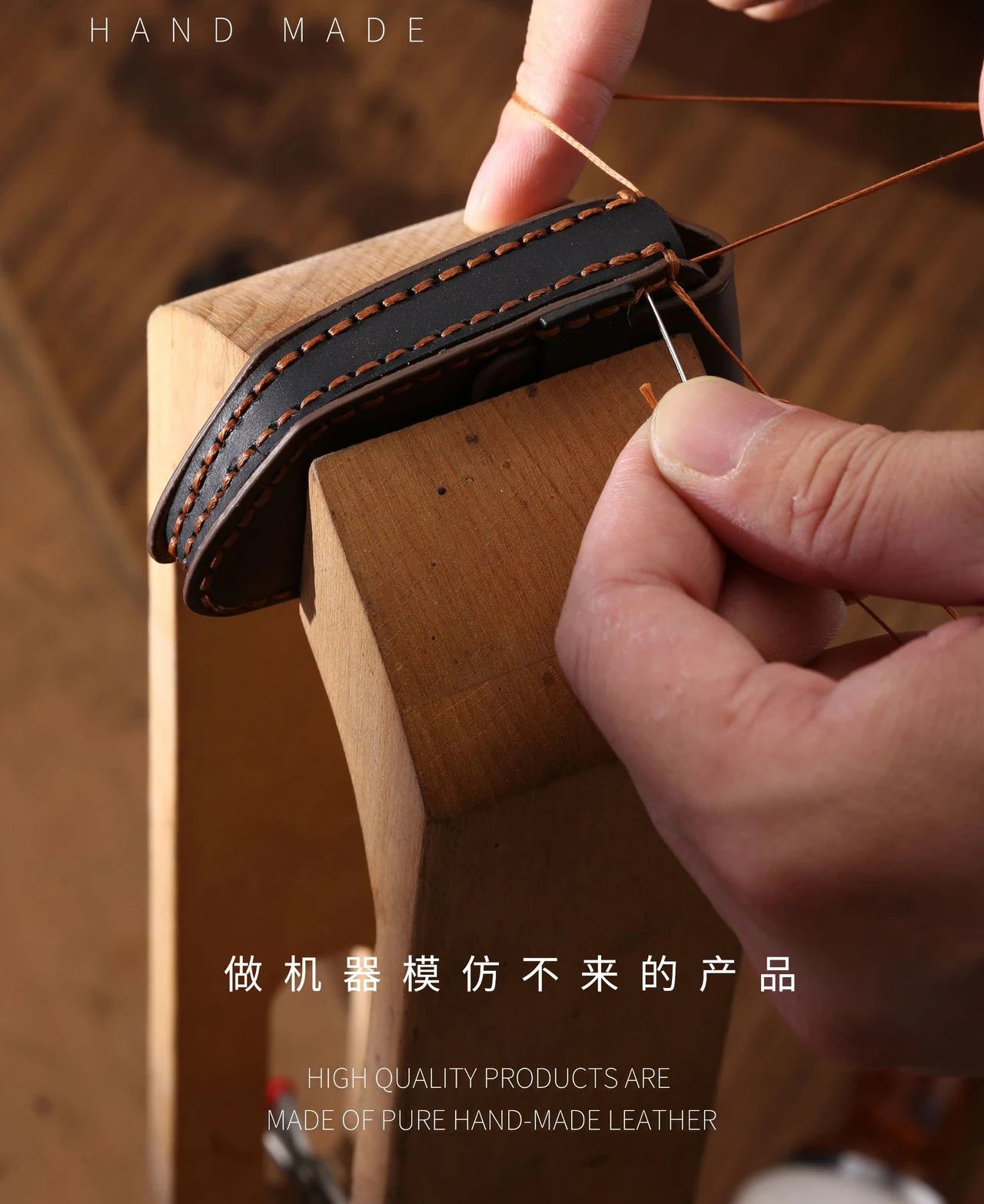 Funda de cuero de lujo para llave de coche BMW Serie 1-7, X1-X6, X5M/X6M